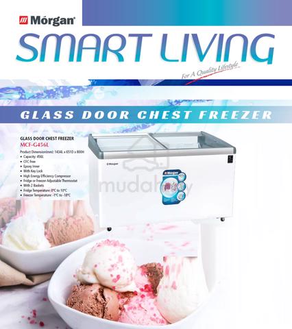 Morgan L Pintu Kaca Chest Freezer Mcfg L Home Appliances