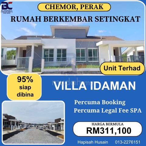 Projek Baru Siap Semi D Setingkat Villa Idaman Chemor Perak