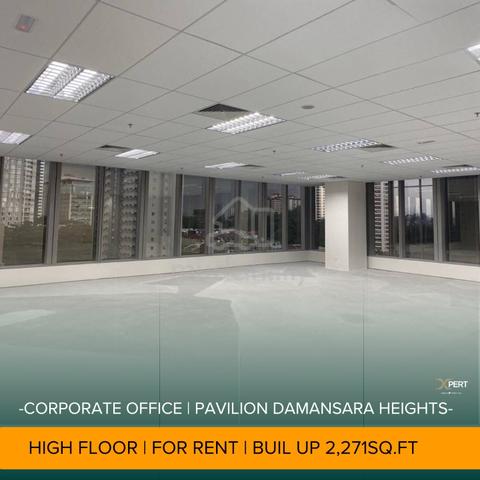 Higher Floor 2 271sqft Office Pavilion Damansara Height Kuala Lumpur