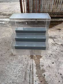 3ft Acrylic Food Drink Ice Display Stand Rack Cabi
