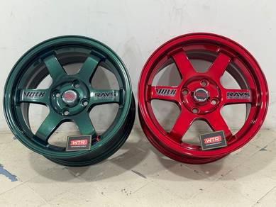 Rim baru 15 WTR TE37 Flow form vios myvi city jazz