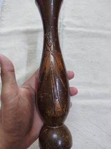 wooden vase