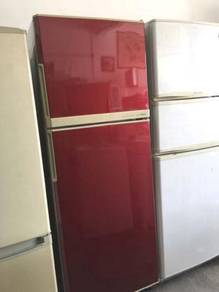 Sejuk Refrigerator Peti National Merah Fridge Ais