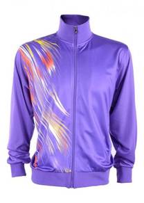 Baju Jaket Sweater Sukan Track Top MAJESTY PURPLE