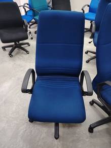 Blue High Back Roller Office Chair TD755