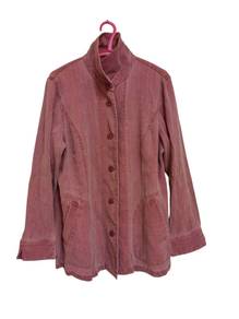 123.vintage Longchamp Pink Striped Long Sleeve But
