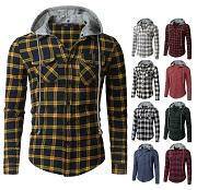 HOT KEMEJA HITAM BLACK HOODIE LONG SLEEVE SHiRT