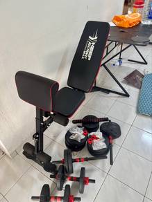 Gym bench + Dumbbell set for sale