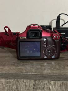 Canon EOS 1100D DSLR Camera (Red)