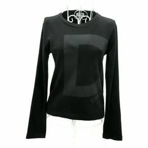 D&G; Long Sleeve Black Top