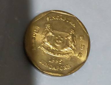Singapore 1 dollar 1995