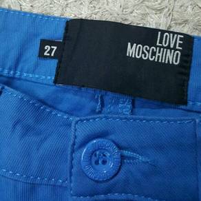 Love Moschino Mohito Bootleg Mid Rise Blue Jeans