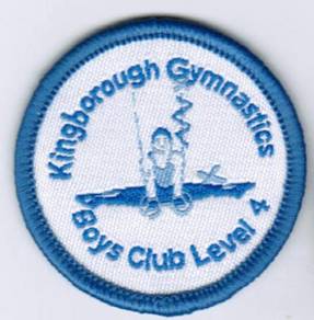 Kingborough Gymnastics Boys Club Level 4 Patch