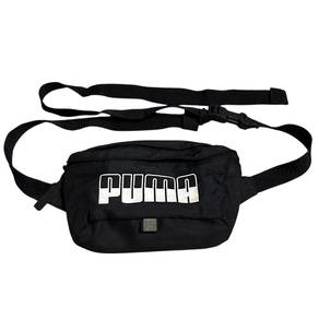 (S) Puma Plus Waist Bag “Black White” 075751-01