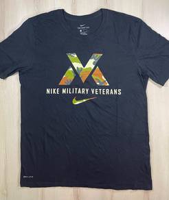 Nike Military Veterans Black Tee #CZ Used