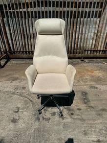 Velvet Baldu Highback Headrest Kerusi Office Chair