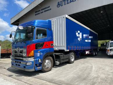 Hino 700 Rebuild With Trailer Curtain Sider 2 axle