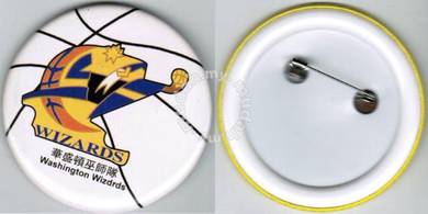 NBA Basketball Washington Wizards Button Badge