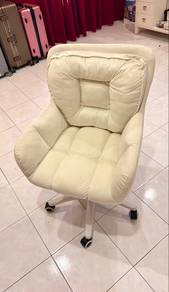 Cream Padded Computer / Study Chair