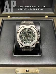 Audemars Piguet Royal Oak Chrono 26240ST Green