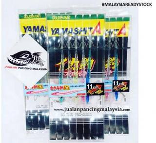YAMASHITA SQUID JIG 5pcs SIAP IKAT