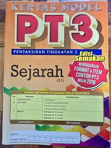 Sasbadi: Kertas Model PT3 Sejarah