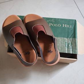 Polo Hill Ladies Slip On Sling Back Flat Sandals