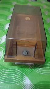 Vintage floopy computer disc storage 