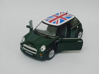 Mini Cooper S England top 1/28 Model - Green