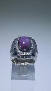 Pinkish Red Star Sapphire