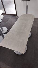 Semi Curved Elongated Coffee Table