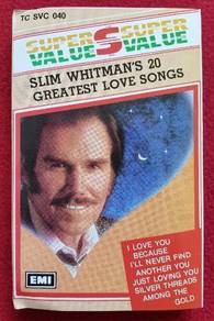 Slim Whitman GREATEST LOVE SONGS Cassette Tape