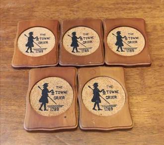 Vintage wooden coaster 5