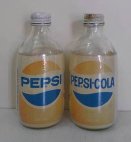 Botol Pepsi Cola 80s MY 285ml Fat Bottle