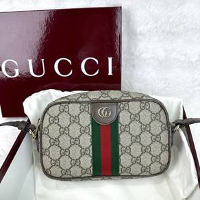 Gucci Ophidia Brown Beige Small Camera Bag