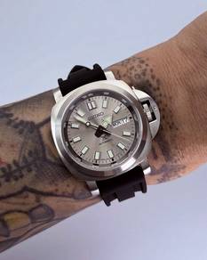 Custom Seiko Mod 40mm Grey Day-Date 62Mas PAM
