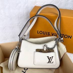 LV Marellini Bag Quartz in White Epileather