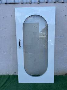 YE55Y Pintu Kayu Kaca 101x203cm Glass Wooden Door