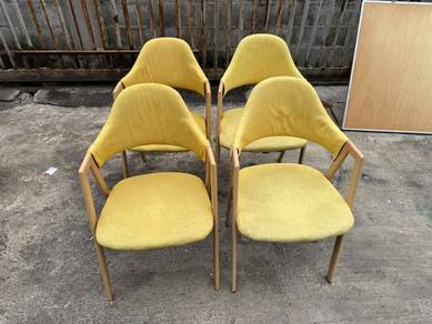 Steel Frame Armchair Kerusi Makan Dining Chair