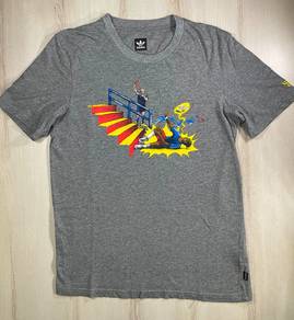 Adidas Skateboarding Yaia Grey Tee #DN Used