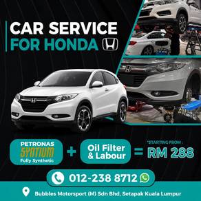 Honda Petronas Engine oil service Maintenance