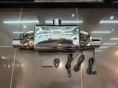 Valve exhaust with electric valve control