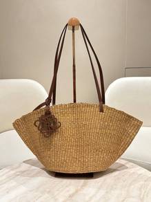 Loewe Paula Ibiza Small Shell Basket Bag