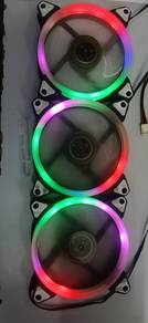 12CM PC Casing Fan RGB 3 fan