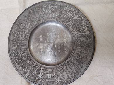 pewter plate