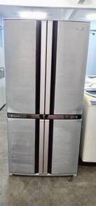 Sharp side by side Fridge Refrigerator Peti Sejuk