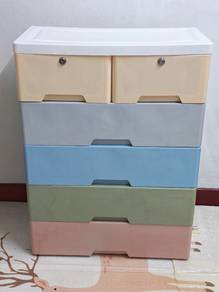 Laci Plastik Storage Cabinet 6 Tingkat Murah
