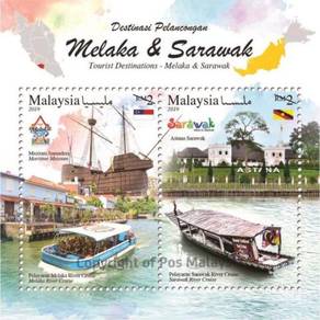 Miniature Sheet Melaka Sarawak Tourist Msia 2019