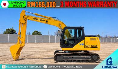 [JAPAN IMPORTED] SUMITOMO SH120-A5 Mesin Excavator
