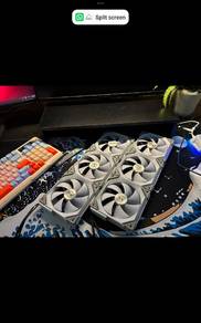 Lian Li UNI FAN SL120 + lian li hub pc fan